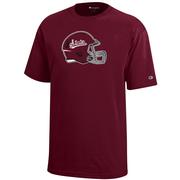 Mississippi State Champion Youth Script Helmet Tee