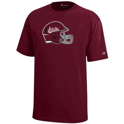Mississippi State Champion YOUTH Script Helmet Tee