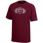  Mississippi State Champion Youth Football Typeface Tee