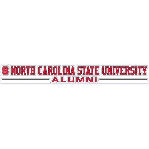 Nc State University Alumni Strip Decal 20