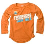  Tennessee Wes And Willy Lady Vols Youth High- Lo Burn Out Tee
