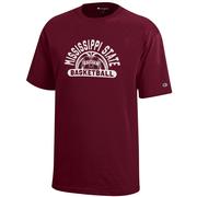  Mississippi State Champion Youth Wordmark Arch Basketball Tee