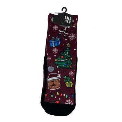 Mississippi State Rock 'Em YOUTH Bully Claus Socks