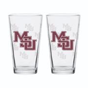  Mississippi State 16 Oz Vault Repeat Pint Glass