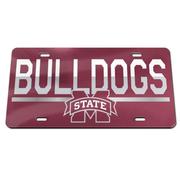  Mississippi State Bulldogs License Plate
