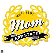  App State 3.25 Inch Mom Leaves Rugged Sticker Decal