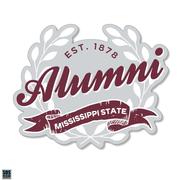  Mississippi State 3.25 Inch Alumni Leaves Rugged Sticker Decal