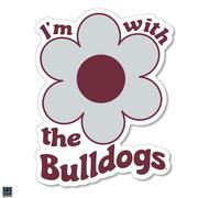  Mississippi State 3.25 Inch I ' M With Flower Rugged Sticker Decal