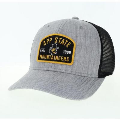 App State Legacy Est Patch Mid-Pro Snapback Trucker Hat