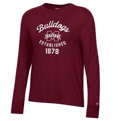 Mississippi State Champion Women's Core Long Sleeve Tee
