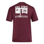  Mississippi State Adidas Home Stack Blend Tee