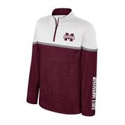  Mississippi State Colosseum Youth Billy 1/4 Zip Windshirt