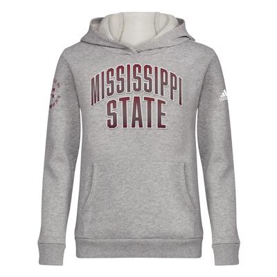 Mississippi State Adidas YOUTH Top Recruit Fleece Hoodie