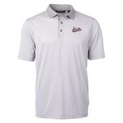  Mississippi State Cutter & Buck Vault Eco Pique Micro Stripe Polo