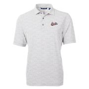  Mississippi State Cutter & Buck Virtue Eco Pique Botanical Print Polo