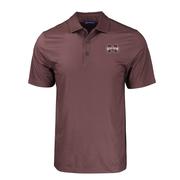  Mississippi State Cutter & Buck Tonal Geo Print Polo
