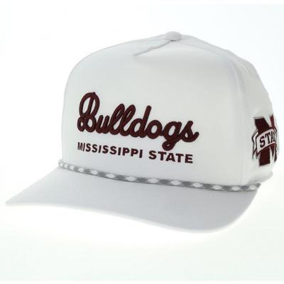 Mississippi State Legacy Caddy Rope Script Snapback Cap
