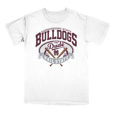 Mississippi State B-Unlimited Dude at Bat Comfort Colors Tee