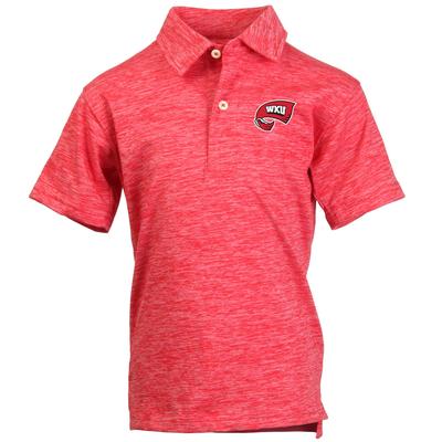 Western Kentucky Wes and Willy YOUTH Cloudy Yarn Polo