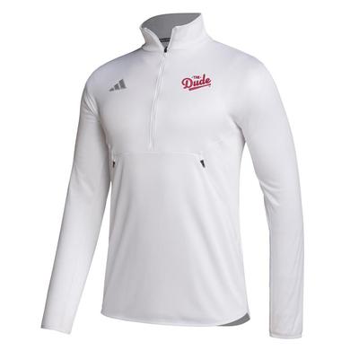 Mississippi State Adidas The Dude Sideline Knit 1/4 Zip