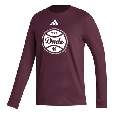 Mississippi State Adidas The Dude Fresh Long Sleeve Tee