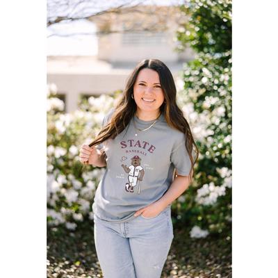 Mississippi State Baseball Bully Comfort Colors Tee