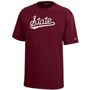  Mississippi State Champion Youth Script State Tee