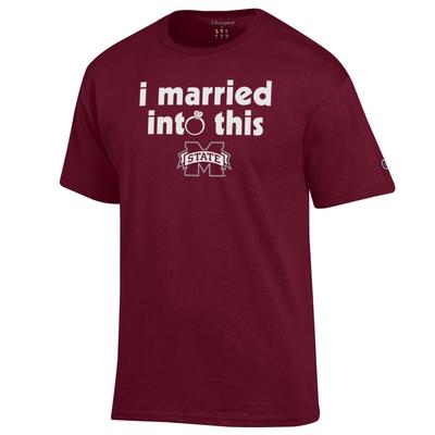 Mississippi State Champion Women's I Married Into This Tee