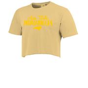  App State Cutesy Type Monotone Cropped Comfort Colors Tee
