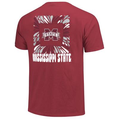 Mississippi State Image One Rain Drops Comfort Colors Tee