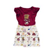  Mississippi State Wes And Willy Vault Kids Print Princess Dress