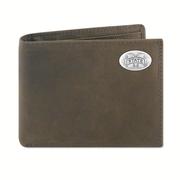  Mississippi State Zep- Pro Brown Leather Bifold Wallet
