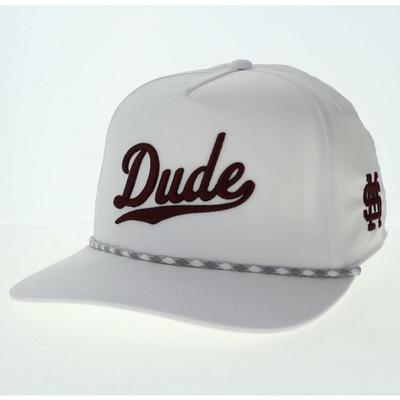 Mississippi State Legacy The Dude Caddy Rope Script Snapback Cap
