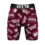  Mississippi State All Over Print Boxer Brief