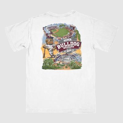 Mississippi State Super Bulldog Weekend Comfort Colors Tee