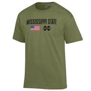 Mississippi State Champion Military Font Americana Tee
