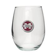  Mississippi State Heritage Pewter 15oz Stemless Glass