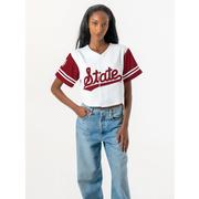  Mississippi State Established & Co.Women's The Cropped Baseball Jersey
