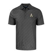  App State Cutter & Buck Pike Eco Pebble Print Stretch Recycled Polo