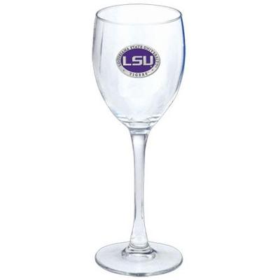 LSU Heritage Pewter Wine Glass 