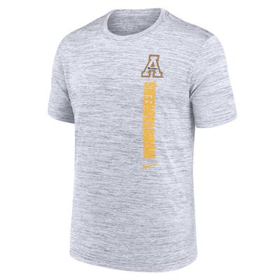 App State Nike Dri-Fit Velocity Team Issue Tee WHITE