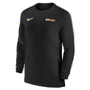  App State Nike Dri- Fit Uv Coach Long Sleeve Top