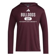  Mississippi State Adidas Training Hooded Tee