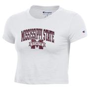  Mississippi State Champion Women's Core Baby Mini Arch Logo Tee