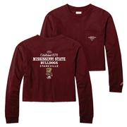  Mississippi State League Women's Clothesline Cotton Long Sleeve Midi Tee