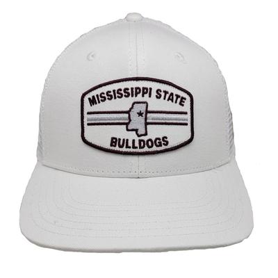 Mississippi State Pukka Silhouette Mesh Snapback Cap