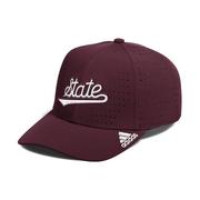  Mississippi State Adidas Structured Adjustable Performance Cap