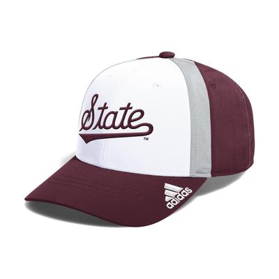 Mississippi State Adidas Coach Pack Hat