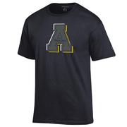  App State Champion Tonal With Shading Block A Tee