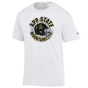  App State Champion Circle With Helmet Over Field Tee